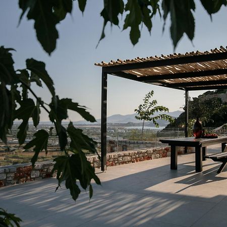 Wow Panoramic View Deluxe Villas Agkidia Bagian luar foto