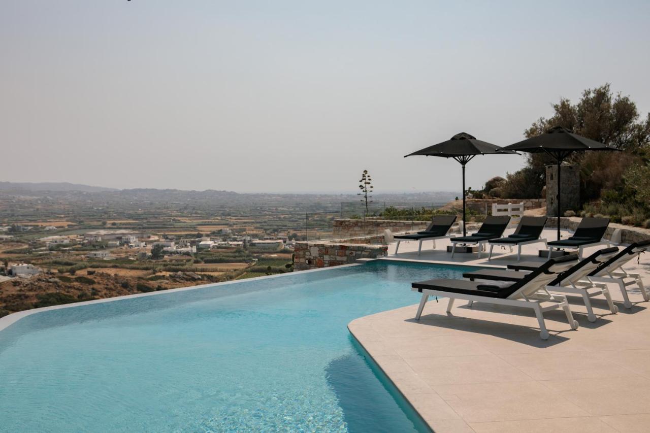 Wow Panoramic View Deluxe Villas Agkidia Bagian luar foto