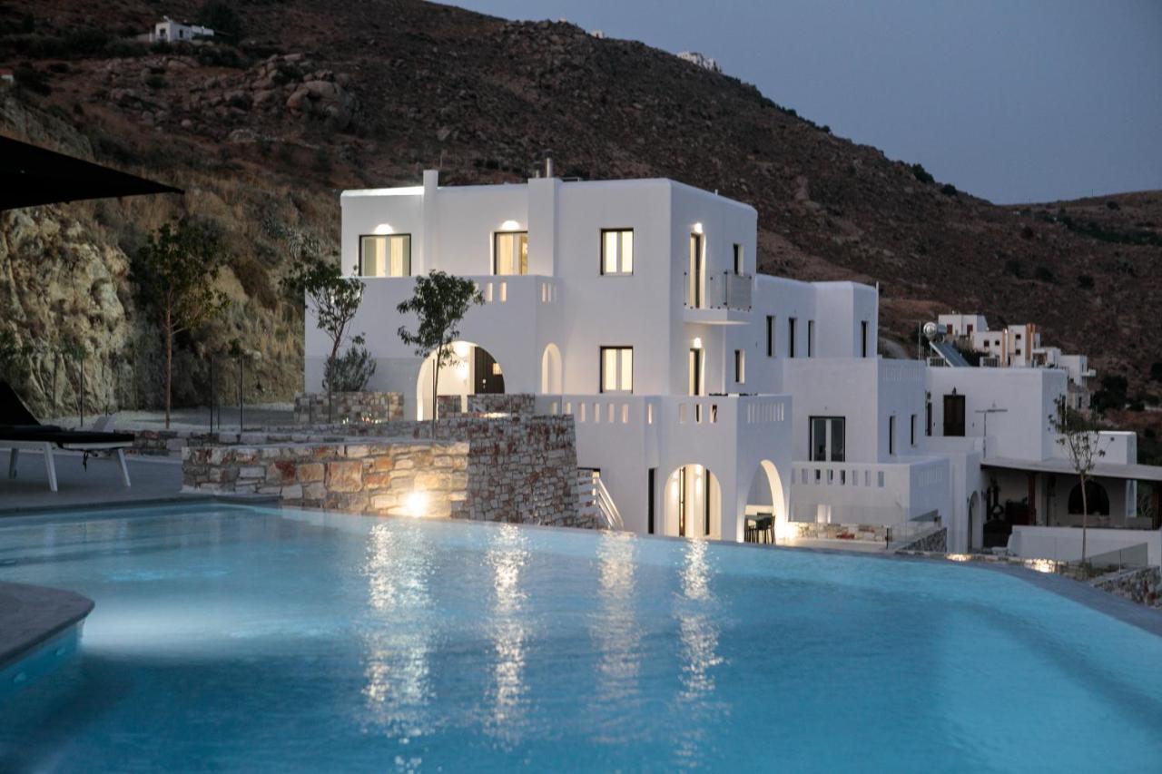 Wow Panoramic View Deluxe Villas Agkidia Bagian luar foto