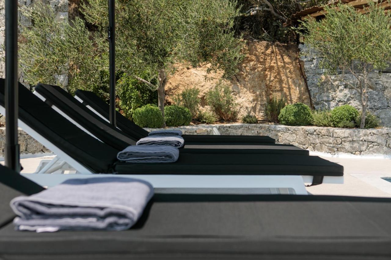 Wow Panoramic View Deluxe Villas Agkidia Bagian luar foto