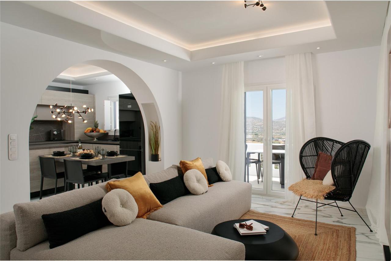 Wow Panoramic View Deluxe Villas Agkidia Bagian luar foto